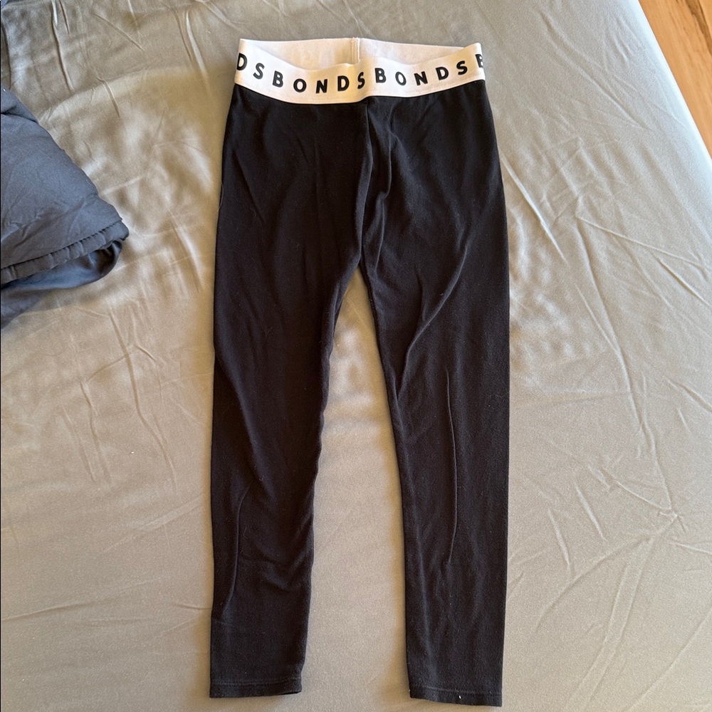 Bonds Leggings Black Size 3